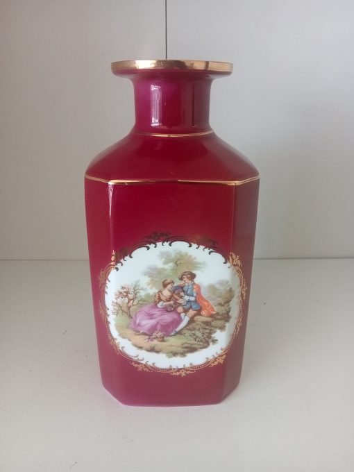 Pink Limoges Decanter