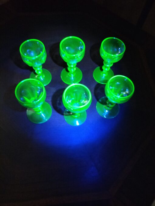 Uranium Sherry Glasses