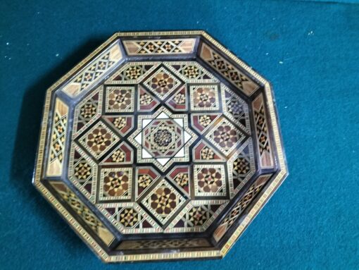 Hexagonal Inlaid Tray